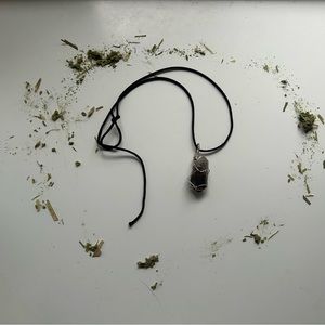 RAW Smokey Quartz Necklace